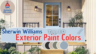 10 Best SherwinWilliams Exterior Paint Colors 2024 [upl. by Sears258]