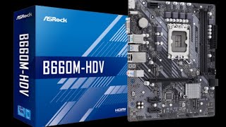 ASRock B660MHDV Motherboard Unboxing and Overview [upl. by Willis]