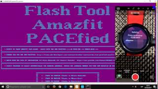 FLASH TOOL PACEfied 1217 rel13 Xiaomi Amazfit  UPDATE 01052017 XDA Community [upl. by Rayle]