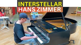 Epic Interstellar by Hans Zimmer on Street Piano [upl. by Neom]