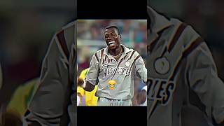 The Smiling Assassin 💀 cricketshorts shorts2024 curtlyambrose ausvswi phonk trending edit fy [upl. by Airednaxela]