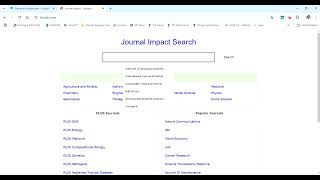 Checking Official Impact Factor of any Journal  Rampelli Manojkumar  BVRITH  IITG [upl. by Joannes]