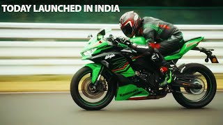 Finally Kawasaki ZX4R Launched In India I Price features All Details Here [upl. by Rheingold]