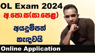 OL exams 2024 Online Application  onlineexamsgovlkeic  OL 2021 privet application [upl. by Ettennyl685]