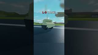 L 3 Tank plane crazy shorts roblox funny [upl. by Rubliw102]