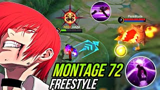 CHOU MONTAGE FREESTYLE 72 OUTPLAY  HIGHLIGHTS  IMMUNE  DAMAGE  HAZA GAMING  MOBILE LEGENDS [upl. by Beauchamp603]