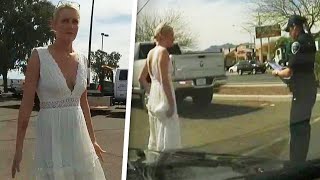 Woman Pulled Over by Cops Says She Was on Way to Get Married [upl. by Hallee]