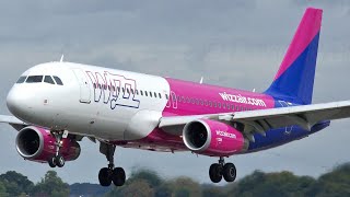 Wizzair London Luton Plane Spotting Airbus A320 Sharklets Wizz Air Wizzcom Hungary Airplanes [upl. by Woodrow]