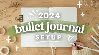 My 2024 Bullet Journal Setup [upl. by Maye]