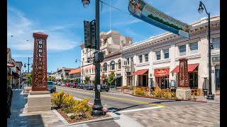 City Tour of Burlingame California [upl. by Ynaffet729]