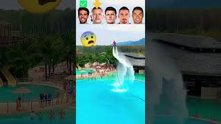 Kaka VS Haaland VS Maguire VS Zlatan VS Ronaldo Pool Moments🤪 [upl. by Aliehs]