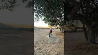 Drive practice discgolf throwforglory nature outdoors trees art sunset chains trending [upl. by Fachanan]