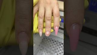 Curved Finger Solution👍 nails manicure nailtutorial manicurenails nailtips nailextension [upl. by Troxell]