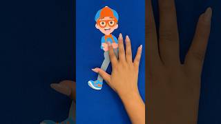 DIY Blippi Paper Craft Easy Crafts for Kids blippi shorts [upl. by Persas]