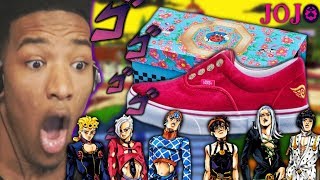 Etika Reacts to JOJO Golden Wind x Vans amp Gucci COLLAB [upl. by Anderegg413]