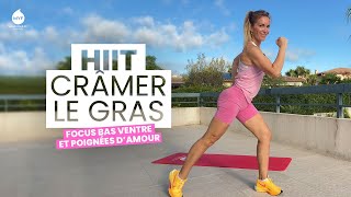 🔥 Hiit Perdre le GRAS du bas VENTRE  Éliminer les poignées d’amour  Jessica Mellet [upl. by Chapel540]