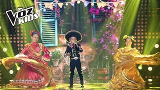 David Tarapues canta Allá en el Rancho Grande  La Voz Kids Colombia 2018 [upl. by Zetniuq]