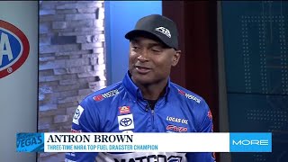 Racing Champion Antron Brown on MORE [upl. by Mich327]