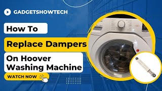 How To Easily Fix Repair Washing Machine Dampers Suspension  Hoover [upl. by Lissie670]