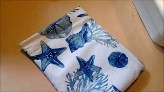 How to Sew a Lined Snap Bag with No Measuring or Cutting Dollar Tree Tutorial [upl. by Letch33]