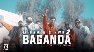 Mdamin ft HWB  Baganda 2  Musique Video [upl. by Anaoy]