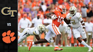 Georgia Tech vs Clemson Football Highlights 2021 [upl. by Anaeed]