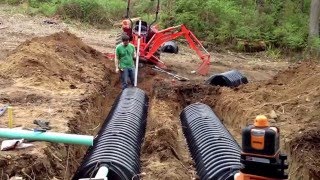 How to install your own septic system  Building a house [upl. by Roth]