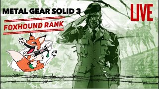 METAL GEAR SOLID 3 HD  FOXHOUND RANK wsaves [upl. by Dihaz]