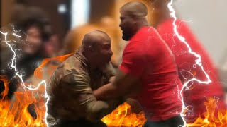 Shannon Briggs Attempts Takedown On Rampage Jackson [upl. by Arriet692]