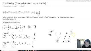 Cardinality Countable Sets [upl. by Dobrinsky]