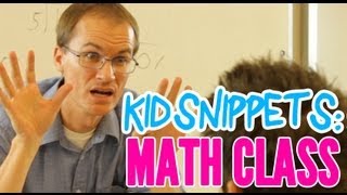 Kid Snippets quotMath Classquot Imagined by Kids [upl. by Elesig]