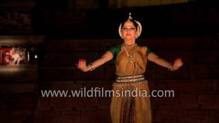 Shagun Bhutani performs Odissi dance form Khajuraho Dance Festival 2017 [upl. by Kciredorb921]