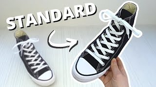 HOW TO LACE CONVERSE STANDARD Way [upl. by Aduhey477]