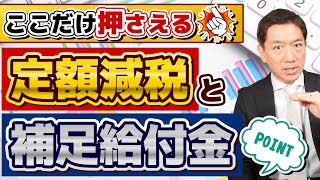 【補足給付金と定減 まずココだけ】給付金と定額減税 給与所得者・公的年金等の受給者・事業所得者の場合 給付金の算定 住宅ローン控除の場合 厚労省の支援策 詐欺にご注意ください [upl. by Akelam]