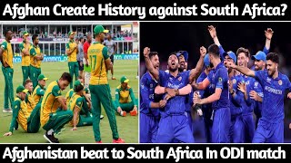 Afghanistan Create History against South Africa ODI matchFazal Haq Farooq Hero 4 wickets today ￼￼ [upl. by Sheehan]