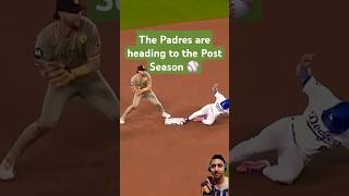 THE PADRES ARE HEADING TO THE POSTSEASON THANKS TO THE GAMEENDING TRIPLE PLAY 🤯 shorts reaction [upl. by Bluhm567]