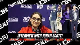 Kokushibo from Demon Slayer  Jonah Scott Interview  Akihiko Kaji Actor given  ANIME CENTRAL 2023 [upl. by Dom]