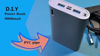 How to make a Power Bank using PVC pipe [upl. by Shoemaker]