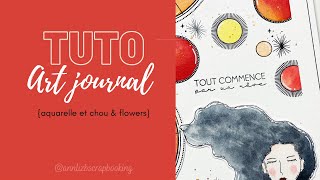 Tuto art journal  exercice aquarelle débutant [upl. by Brag]