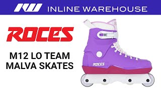 Roces M12 Lo Team Malva Skates Review [upl. by Arbua]