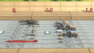 WAVE BATTLE Reptiles vs Modern Mammals Animal Revolt Battle Simulator [upl. by Retloc560]