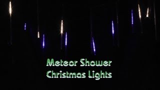 Installing Meteor Shower Christmas Lights Part TWO [upl. by Drofnil]