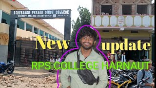 new update RPS COLLEGE HARNAUT आरपीएस कॉलेज हरनौत [upl. by Amorita]