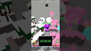 World Record Bedbreak Speedrun Roblox Bedwars robloxbedwars roblox [upl. by Karlens146]