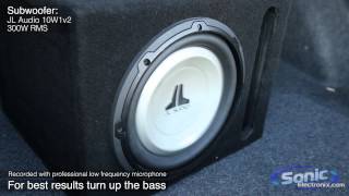 JL Audio W1 Subwoofer Demo  10W1V2 Bass Test [upl. by Vershen364]