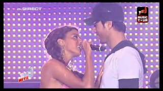 HD Enrique Iglesias ft Nadiya  Tired of being sorry LIVE NRJ Music Tour [upl. by Bandeen703]