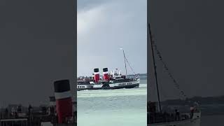 Paddle Steamer  Steam Ship Waverley on the River Thames [upl. by Dyrraj125]