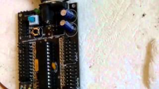 Servo and AVR microcontroller  Atmega8 [upl. by Samella218]