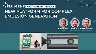 WORKSHOP REPLAY  New Platform for complex emulsion generation  Fluigent [upl. by Ahseid37]