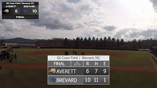 Baseball Brevard vs Averett  210  12 PM [upl. by Ro]